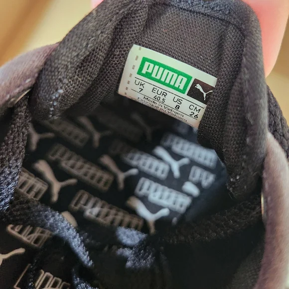 NWT Puma Men's Size 8 Charcoal and Black Sneakers - Picture 5 of 6